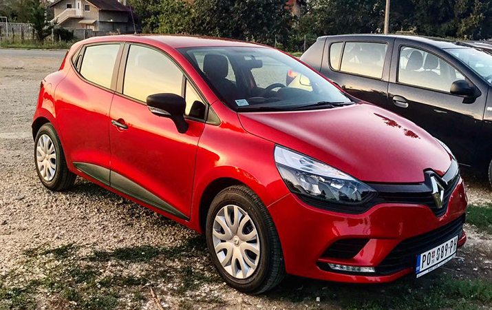 renault clio rent a car srbija